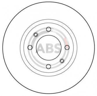 Гальмівний диск перед. 305/405 (77-99) A.B.S. 15414