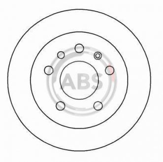 Тормозной диск задн. Vectra/Omega/Omega/Senator/Carlton/Senator/Royale 78-05 A.B.S. 15818 (фото 1)