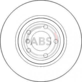 Тормозной диск перед. E46/E85/E86 (99-08) A.B.S. 17025