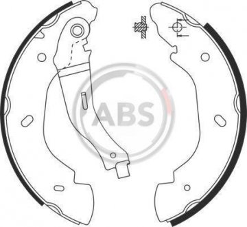 Колодки тормозные задн. Transit (06-14) A.B.S. 9126