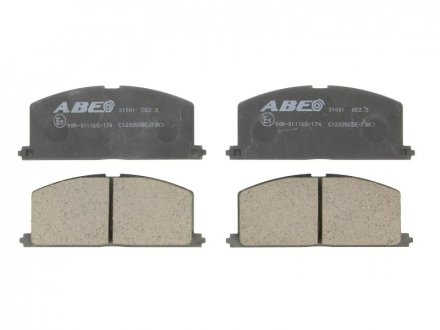 Тормозные колодки, дисковые. ABE C12035ABE (фото 1)