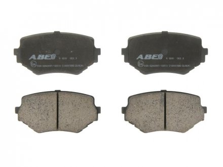 Тормозные колодки, дисковые. ABE C18001ABE (фото 1)