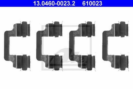 Комплект монтажний колодок ATE 13.0460-0023.2 (фото 1)