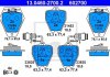 Колодки гальмівні дискові, к-кт 13046027002