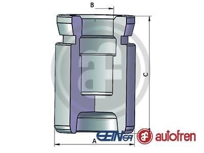 Елементи гальмівного супорта AUTOFREN D0 25370