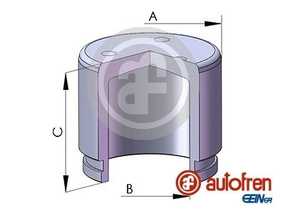 Поршень циліндра суппорта AUTOFREN D025537 (фото 1)