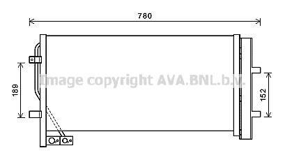 Радіатор кодиціонера AVA COOLING AI5382D