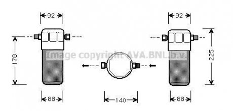 Осушитель кондиционера AVA COOLING AI D154