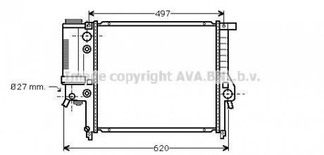 Радіатор AVA COOLING BW 2125 (фото 1)