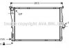 Радиатор охлаждения двигателя BMW X3e83 MT/AT AVA COOLING BW2304 (фото 1)