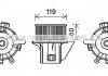 Вентилятор обігрівача салону Citroen C4 (04-11) , Peugeot 307 (00-08) AC+ (CN8299) AVA