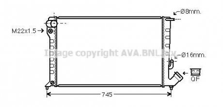 Радиатор AVA COOLING CNA 2153 (фото 1)