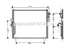 AVA NISSAN Радіатор кондиціонера (конденсатор) без осушувача Primera P11 96- AVA COOLING DN5182 (фото 1)