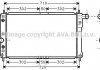 Радиатор охлаждения DAEWOO NUBIRA (пр-во AVA) DW2017