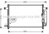 Конденсор кондиционера aveo (ava) AVA COOLING DW5049D (фото 1)