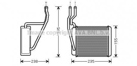 Радиатор отопления AVA COOLING FD 6329