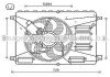 AVA FORD Вентилятор радіатора Galaxy, Kuga I, Mondeo IV, S-Max 1.6/2.0TDCi 06- AVA COOLING FD7556 (фото 1)