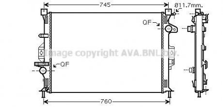 Радиатор AVA COOLING FDA2422 (фото 1)