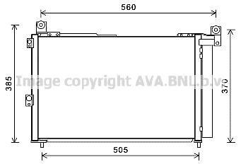 Радіатор кодиціонера AVA COOLING FDA5486D (фото 1)