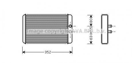 Радиатор отопления AVA COOLING FTA 6265 (фото 1)