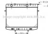 AVA OPEL Радіатор охолодження двиг. FRONTERA A 2.3 TD 92- AVA COOLING OL2188 (фото 1)