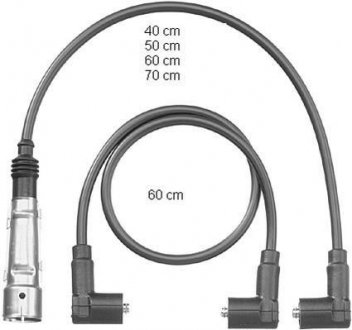 Комплект кабелей высоковольтных BERU ZEF562