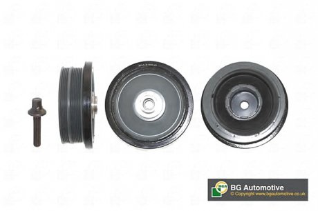 Шкив коленвала BMW 3,5,X3 E46/E91 01-12 (+ болт) BGA DP0374K (фото 1)