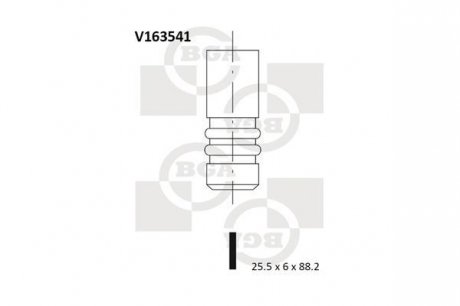 Клапан двигуна BGA V163541