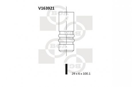 Выпускной клапан BGA V163921 (фото 1)