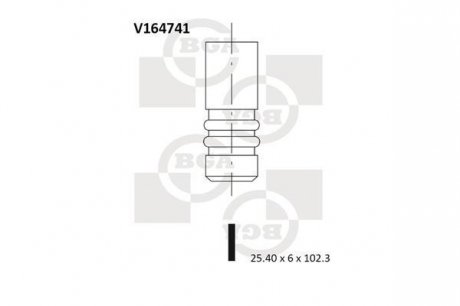 Выпускной клапан BGA V164741