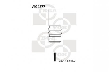 Выпускной клапан BGA V994877