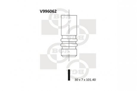 Клапан двигуна BGA V996062