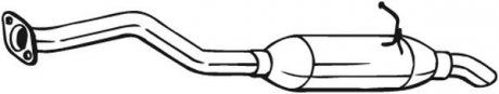 Задній. глушник,випускна сист. BOSAL 228-177 (фото 1)