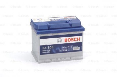 Акумуляторна батарея 60Ah/640A (242x175x190/+R/B13) (Start-Stop EFB) BOSCH 0 092 S4E 050 (фото 1)