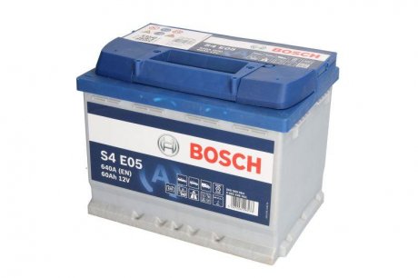 Акумуляторна батарея 60Ah/640A (242x175x190/+R/B13) (Start-Stop EFB) BOSCH 0 092 S4E 051