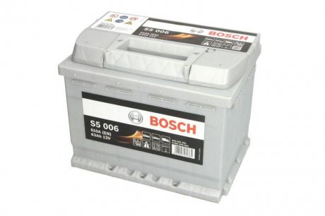 Акумуляторна батарея 63Ah/610A (242x175x190/+L/B13) BOSCH 0 092 S50 060 (фото 1)