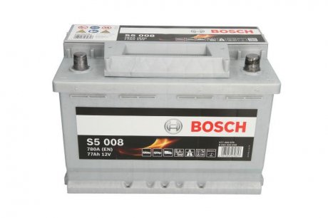 Акумуляторна батарея 77Ah/780A (278x175x190/+R/B13) BOSCH 0 092 S50 080 (фото 1)