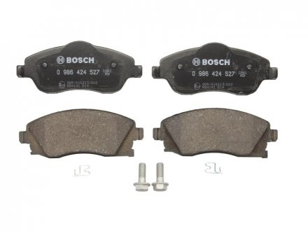 Комплект тормозных колодок, дисковый тормоз BOSCH 0986424527 (фото 1)