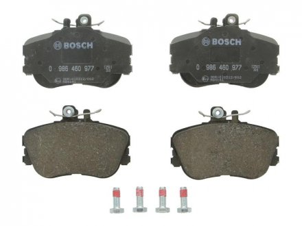 Комплект тормозных колодок, дисковый тормоз BOSCH 0986460977