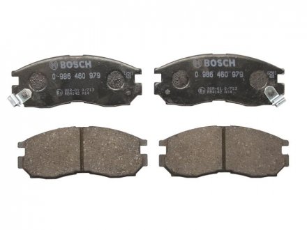 Комплект тормозных колодок, дисковый тормоз BOSCH 0986460979