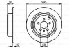 BOSCH PEUGEOT Диск гальмівний задній 806 CITROEN, FIAT 0986478435