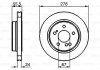 BOSCH DB Тормозной диск задн.W124/203/210 3.6/4.2 0986479133