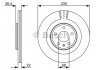 Тормозной диск BOSCH 0 986 479 C86 (фото 1)