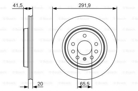 Тормозной диск BOSCH 0 986 479 S27 (фото 1)