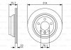 Диск гальмівний BOSCH ="0986479S54" (фото 1)