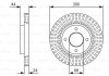 Тормозной диск BOSCH 0986479U62 (фото 1)