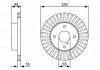 BOSCH MAZDA Диск тормозной передний 323 -98 0986479V65