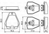BOSCH VW Тормозные колодки передние Audi A8 2.5TDI/3.7  -02 0986494215