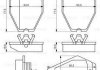 Гальмівні колодки AUDI A8 "F "94-98 BOSCH 0 986 494 436 (фото 1)