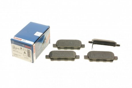 Комплект тормозных колодок, дисковый тормоз BOSCH 0986495089 (фото 1)